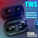 Bluetooth 5.0 Headset Wireless Earphone In-Ear Earbud Dual Headphone L1L7 T5O1