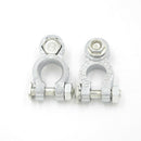 2X/Set Zinc Coat Positive Negative Battery Terminals Clamp Connectors For Car Te