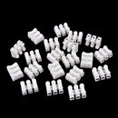 20x Self Locking mini 3Pin Cable Connectors Quick Splice Lock Wire Terminals M&E