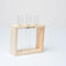 Wall Hanging Flower Vase Bottle in Wood Stand Terrarium Home Party Wedding Decor