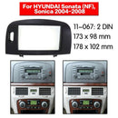 for Hyundai Sonata NF Sonica 2004-2008 Car 2Din Audio Panel Modification Pa