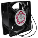 120x120x38mm 5 Blades Metal Frame Axial Flow Cooling Fan AC 220/240V 0.14A