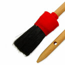 5 x Specialist Soft Natural Hog Hair Detailing Brushes for Car Cleaning Ven