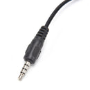 0.15m USB Female to 3.5 Audio Plug Car Navigation / Audio AUX Adapter Cable OZ