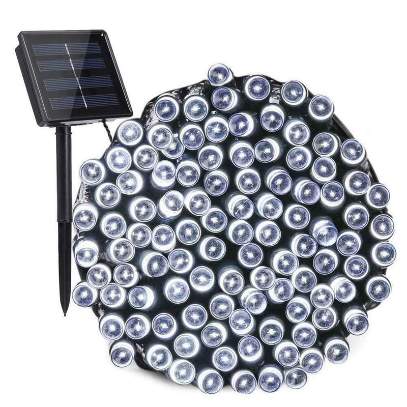 200LED 22m Solar Power Fairy String Light Garden Decorative Lamp (White)
