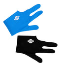 Left Hand Snooker Billiard Glove Three Finger Pool Cue Sticks Blue And Black