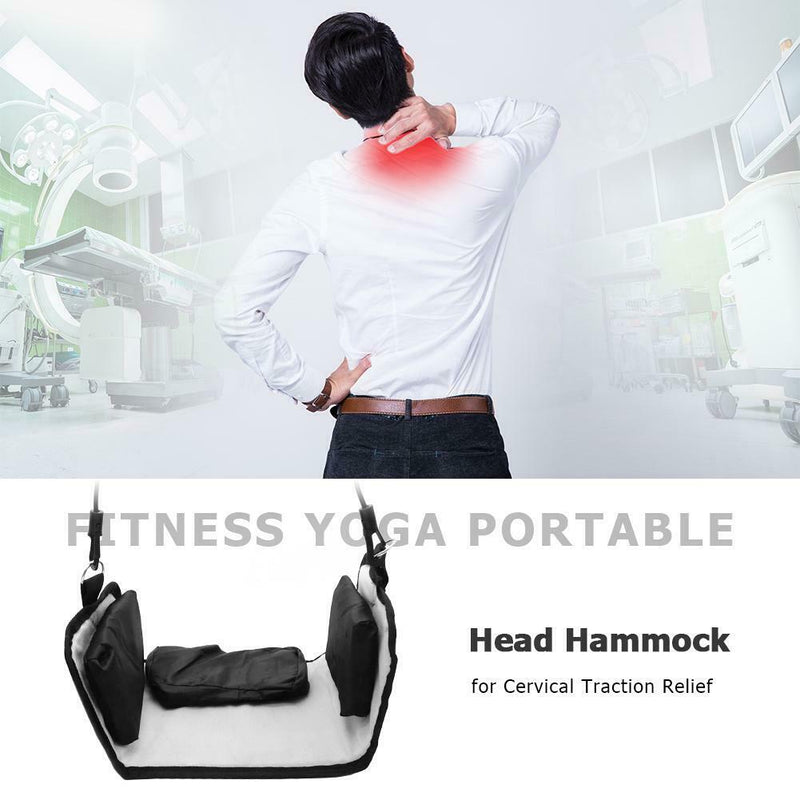 Portable Head Neck Traction Massager for Cervical Posture Alignment Support Home