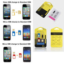 5in1 Nano SIM Card to Micro Standard Adapter Converter Set Kit for iPhoneTo