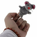 Grey Mouse Hand Puppet Finger Puppets Z8F8