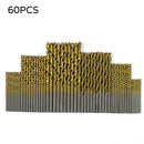 60* Titanium Drill Bit 1/1.5/2/2.5/3/3.5mm Twist Coated HSS Wood Hex Shank Tool