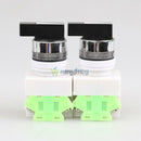 SN9F 2pcs ON/OFF/ON Rotary Three Position Selector Switch Power Ignition LAY37
