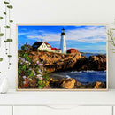 5D DIY Full Drill Diamond Painting Scenery Cross Stitch Embroidery Mosaic