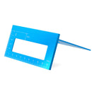 1X(Alloy Precision Woodworking Scribe Mark Measurement Tool Cross-Calibrati
