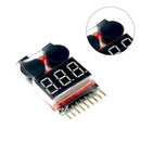 RC Lipo Battery Low Voltage 1-8S Buzzer Indicator Checker Tester LE Alarm D S0C8