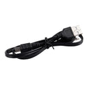 USB 2.0 to Mini B Male 3.5mm Jack Plug Audio Data Cable 50cm/20" 5 Pcs Blac