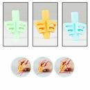 1x Silicone Two Fingers Grip Writing Holder Tool For Help Kids Baby Learning Pen