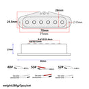 Electric Guitar Humbucker Alnico V Magnet Single Coil Pickups