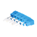 White Ceramic Nail Bits Rotary Drill Heads, 3/32 Shank, 6 Pack Per Set
