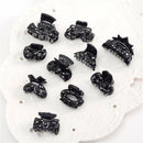 10pcs Popular Mixed Small Plastic Black Hair Clips Hairpin Claws Clamps MO
