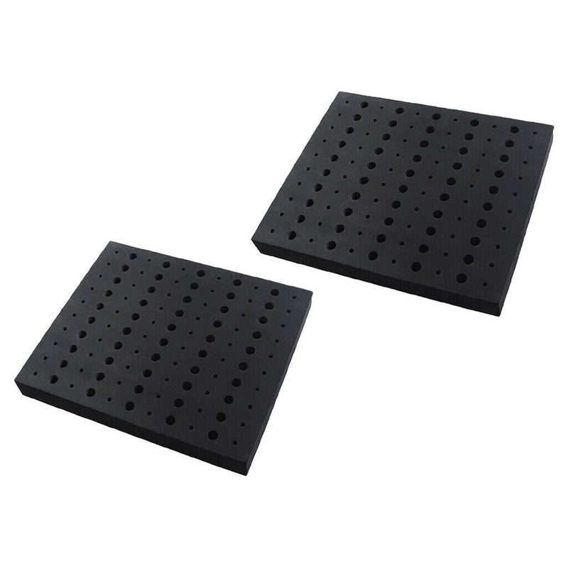 2Pack EVA Router Bits Storage Tray 11x13 inch 110 Bits 60x 1/4" + 50x 1/2"