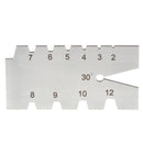 TR30 Degree Screw Thread Gauge Gage Grinding Stainless Steel Welding Feeler Tool