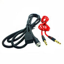 1Set Car AUX In Input Interface Adapter 3.5mm MP3 Cable For 1999-2006 BMW New