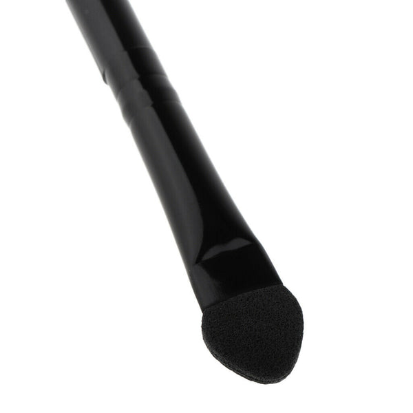 1 Piece Black Double Sided Precision Brush for Women Girls Eye Makeup, Suitable