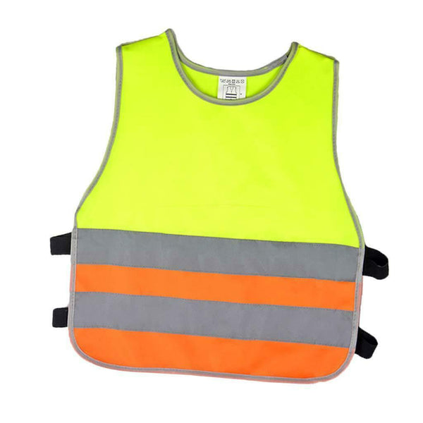Kids Reflective Vest Traffic with Reflective Strips Outdoor Walking Age 3-12 S