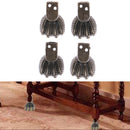 4pcs/pack Desk Furniture Leg Closet Dresser Claw Shape Support Corner ProteS Ew