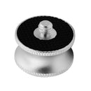 1/4"-3/8" Male to Female Screw Adapter Convert Plate for Tripod Camera Gray