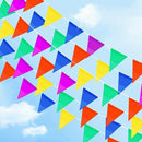 125 Feet Multicolor Nylon Pennant Banners With 100 e Flags For Indoor Outdo U2Q6