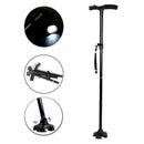 Foldable Walking Stick With LED Light Disability Aluminium X7S5 N3E8
