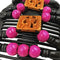 Retro Women Bead Magic Hair Comb DIY Hairstyle Making Double Slide Bun Clip A