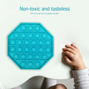 Autism Push Bubble Sensory Toys Relief Stress Squeeze Toys (Light Blue)