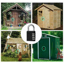 4 Dial Digit Zinc Alloy Security Padlock Outdoor Heavy Locks Combination sh B9G9