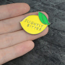 Lemon Enamel Pin Slightly Bitter Fruit Badge Button Brooches Jewelry Gift W7F9