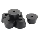 Rubber Cover Furniture Table Chair Feet Pad 40mm x 30mm x 22mm 6PCS