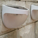 LED Solar Power Wall Garden Lights Outdoor Fence Lamp Light White Ener ZYD