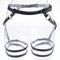 Sexy Heart Leg Garter Belt Anti-Slip Clips Elastic Punk Harness