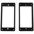 2Pcs Flat Humbucker Pickup Mounting Ring Frame ABS for Electric Guitar L8A7
