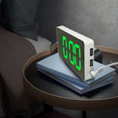 Creative Mirror LED Alarm Clock Multifunction Digital Snooze Clock Home New R5Z6