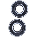 2Pcs 6202RS 15mm Inner 35mm Outer Single Row Deep Groove Ball Bearing C2R7