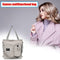 Women Canvas Shoulder Crossbody Bag Large Capacity Travel Handbag (Grey) A