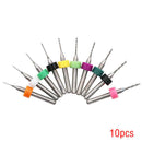 10 Pcs 0.3~1.2 mm PCB Print Circuit Board Carbide CNC Mini Drill Bits Tool