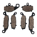 Motorcycle Front+Rear Brake Pads Fit For Kawasaki KLE 650/650 Versys 2007-13