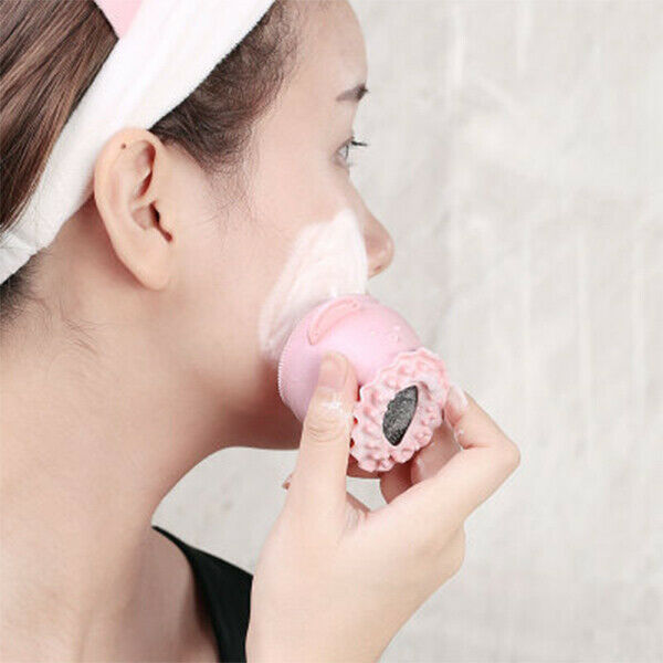 1 Set /3Pcs Pink Green Blue Beauty Face Skin Care Cleaning Tools Cute Octop X2O2