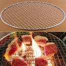 Stainless Steel Round Barbecue Bbq Grill Net Meshes Racks Grid Round Grate  D9M2