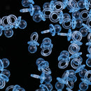 Pack of 288pcs Mini Baby Shower Pacifier Charm Pendants Gender Reveal Favors
