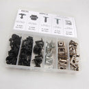 60PCS Engine Protection Pan Hardware Pin Clip Nut Kit For VW Audi A4 A6 Replaces