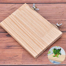 Parrot Bird Standing Platform Wood Square Cage Board Hamster Pet Budgie ToyB Kw